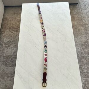 Smithers & Branson Needlepoint Belt - SEC Edition